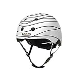 Melon Scribble Helmet White/Black Glossy Finish Small 46 - 52cm / 18.25 - 20.5in Head Size [並行輸入品]