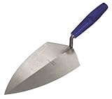 Bon 72-376 12-Inch by 5-3/4-Inch Pro Plus Carbon Steel Philadelphia Masonry Trowel with Plastic Hand