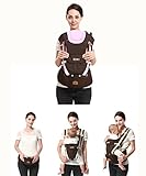 抱っこひも 新生児から 軽量 おんぶ 多機能 ベビーキャリア 3 WAY おんぶ紐 赤ちゃんの姿勢とママの負担を軽減させるために作られた新しい抱っこひも (ピンク)