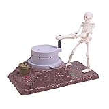 PAWACAスケルトンゴーストプッシュ研削Money Bank保存ボックス、スカル貯金箱コインバンクwith Voiceハロウィン/クリスマス/誕生日ギフトforキッズ