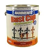 Masterchem 46210 Hammerite Rustキャップ滑らかなレッドエナメルペイント、ガロン
