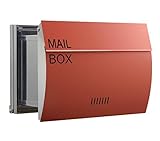 LEON 郵便ポスト デザイナーズ ポスト MB-0310 シャンパンゴールド 防水 大型