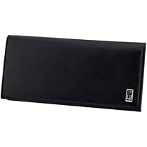 dunhill】二つ折りレザー長財布ブラックメンズQD1010A