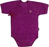 Anna Nicola(アンナニコラ) 新生児用パイル打合せボディスーツ (50-60cm, パープル)