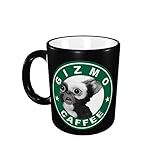 グレムリン ギズモ(1) マグカップ 保温・保冷 電子レンジ対応 大容量 330ml コーヒーカップ 陶器 セラミック 耐高温 軽量 誕生日プレゼント Black