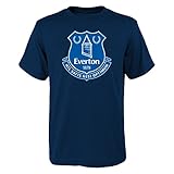 ワールドカップサッカーEvertonユースBoys 8 – 20半袖PrimaryロゴTシャツ、Large ( 14 – 16 )、ネイビー