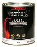 True Value HPXN-QT Premium WeatherAll Neutral Flat Base for Exterior, 1-Quart [並行輸入品]