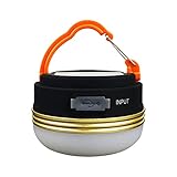 créer テント用 LEDランタン 電球色（暖色） 軽量＆コンパクト アウトドアライト 防災・キャンプ用品