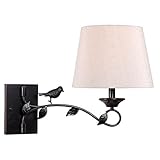 Kenroy Home 32611ORB Birdsong Wall Swing Arm Lamp Oil Rubbed Bronze with Gold Highlights [並行輸入品]