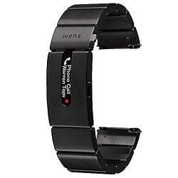 ソニー ウェナ SONY wena スマートウォッチ 電子マネー 楽天Edy 活動量計 iOS/Android対応 wena wrist pro Premium Black : ステンレス/有機ELディスプレイ/Bluetooth/約1週間連続動作 WB-11A/B