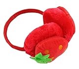 かわいい子供のイヤーマフ耐久性のある冬の赤ちゃんのイヤフラップは赤で暖かく保つ