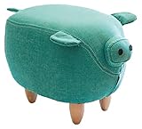 ぶたのスツール Steve スティーブ(ぶたモチーフのスツール) ブルーハワイ(EF-ST01BH)