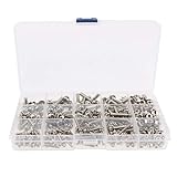 IPOTCH ボルトナットセット　ステンレス製　店舗用　修理用　専用　M3/M4/M5　全種類　360個/セット