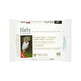 Natyエコ旅行はパックあたり20無香ワイプ (Nature) (x 6) - Naty Eco Travel Wipes Unscented 20 per pack (Pack of 6) [並行輸