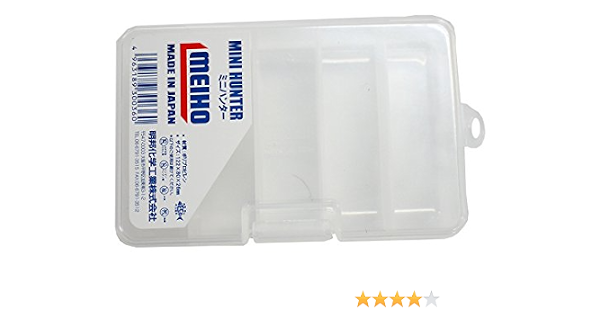 Amazon メイホウ Meiho ミニハンター クリア メイホウ Meiho タックルボックス