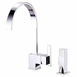 Danze D401544 Sirius Single-Handle Standard Kitchen Faucet with Veggie Spray in Chrome [並行輸入品]