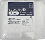■ミツワ(2冊)チャック付ポリ袋Ｅ-４サイズ 200枚 幅100xチャック下140 (B7サイズ入る)