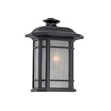 Acclaim 8103BK Somerset Collection Pocket Lantern 1-Light Outdoor Light Fixture, Matte Black [並行輸入品]