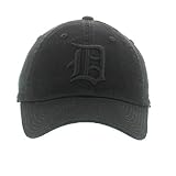 Detroit Tigers American Needle Mlb Tonal Ballpark Cotton Twill Adjustable Dad Hat ブラック