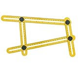 Cshidworld アングルIZERテンプレートツール - SZHSR角度定規、角度測定ツール、マルチアングルルーラービルダーパーフェクト、便利屋、職人、エンジニア、週末の戦士とDIY-ERSの測定