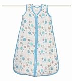 aden + anais (エイデンアンドアネイ) 【日本正規品】 モスリンコットン 厚手スリーパー star bright - blue dots cozy sleeping bag - large