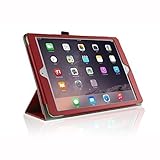 iPad Air 2 Case (New 2014 iPad 6th Generation) With Retina Display (ALL Model Versions) RED Multi-Fu