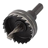 uxcell　ホールソー　35mm穴径　9mmシャンク径 三角シャンク　ドリル 穴あけ