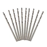 F Fityle 10個　2.2mm　ツイストドリルビット　セット　高速度鋼　ストレートシャンク　モデル作成　工具製造　趣味用