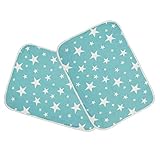 Madholly 2枚組 おむつ替えシート ベビー用品 おむつ替えマット 防水シート出産準備 お昼寝マット 洗濯可 70 * 50 (Ｍ星)