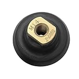 F Fityle 半剛性 ポリッシャー用 面ファスナー ラバーパッド　ダイヤモンド 湿式/乾式研磨 バックホルダー - 4インチ