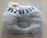 当店のベストセラー＝ドーナツ枕で抱っこ枕の一人二役＝出産祝いやギフトにも人気のベビー用品 (ブルーピアノ柄)