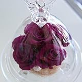 KOBE Flower smith ReiRi　送料無料 エンジェルのガラスポット入り プリザーブドフラワー フレッシュグレープ