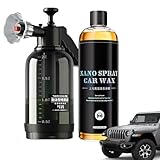 洗車シャンプー、洗車フォーム - スノーフォーム洗車 500ml 洗車フォーム | 車のガラスクリーナー、車、車、RV、オートバイ用の強力で効果的な泡クリーナー