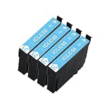 エプソン用IC50 ICLC50 互換インク ライトシアン 増量版 4本セット ICLC50インク ICチップ残量表示検知機能付き IC50 50L互換 インク カートリッジ 対応機種：EP-301 EP-302 EP-702A EP-703A EP-704A EP-705A EP-774A EP-801A EP-802A EP-803A EP-803AW EP-804A EP-804AR