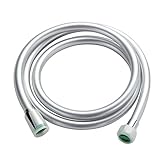 Homyl PVC　蛇口　ハンドヘルド　スプレー　シャワーヘッド　ホース　G1 / 2　長さ約150cm　シルバー
