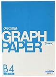 SAKAEテクニカルペーパー グラフ用紙 B4 5mm 方眼 上質紙 50枚 アイ色 B4-51