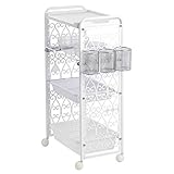 自由組立エステワゴン 4段 ( 4-K ) ( 23110+23113+23117+23116+23118+23120 ) [ エステワゴン ネイルワゴン キッチンワゴン マルチワゴン サイドワゴン キャスター付き 収納 業務用 サロン ワ