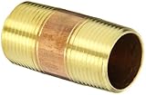 Anderson Metals Corp Inc38300-1625Red Brass Nipple-1X2-1/2 RED BRASS NIPPLE (並行輸入品)