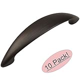 Cosmas ® 6003 – 96orbオイルはブロンズモダンキャビネットハードウェアハンドルプル – 3 – 3 / 4 "インチ( 96 mm )穴中心 – 10パック