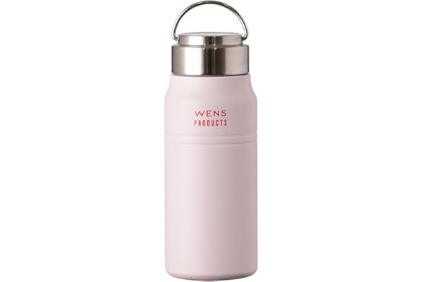 アトラス 水筒 500ml 保冷 保温 真空断熱 ステンレス マグボトル 軽量 直飲み 洗いやすい アウトドア WENS ウェンズ 530ml ストロベリー ピンク 白湯 AWPB-501STB