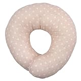 ダブルガーゼ ベビー ドーナツ枕 ベビーまくら ピロー (限定ピンクドット)