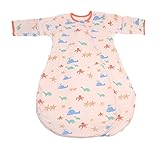 米国GEXの子供服　綿100%のベビースリパー 春と秋のタイプ　布団蹴飛ぶを防ぐ　コトン100%　ルームウエア　パジャマ　ピンク　ダブルコトン　両足分けるタイプFen100