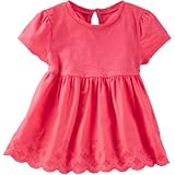 OSHKOSH(オシュコシュ) アイレットペプラムトップ ピンク トップス半袖Tシャツ 24ヶ月【並行輸入】