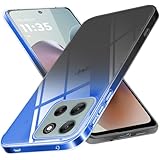 For motorola moto g66j/g66y 5G ケース クリア 薄型 TPU 耐衝撃 グラデーション色 ケース moto g66j/g66y 5G スマホケース 指紋防止 擦り傷防止 軽量 人気 ブルーブラック