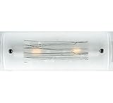 Meydaティファニー110270 Metro Fusion小枝ガラス化粧台ライト、18 "幅