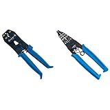 『 圧着工具(絶縁閉端子用) 圧着ペンチ サイズCE1/2/5 P-736』と『 ワイヤーストリッパー 中太線用 P-968』のセット
