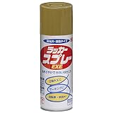 ニッペ ペンキ スプレー ラッカースプレーEXE 400ml 金色 ラッカー つやあり 屋外 日本製 4976124265747