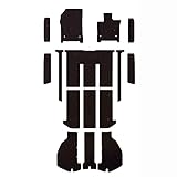 M&K アルファード ヴェルファイア フロアマット 互換品 ４０系 7人乗り R5/6～ エコノミータイプ (エコノミープレーンブラック)