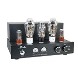 Jaiyinnlay 300B HiFi 真空管 アンプ ブルートゥース対応 A級シングルエンド ホームステレオアンプ 手作り プリマスターアンプ (黒)