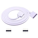 LitaElek 1m RGBW 5050 Flex LEDテープライトエクステンションケーブル5ピン柔軟なRGBWW LEDストリップコネクタLEDリボン延長コード10mmワイドおよび12mmワイド